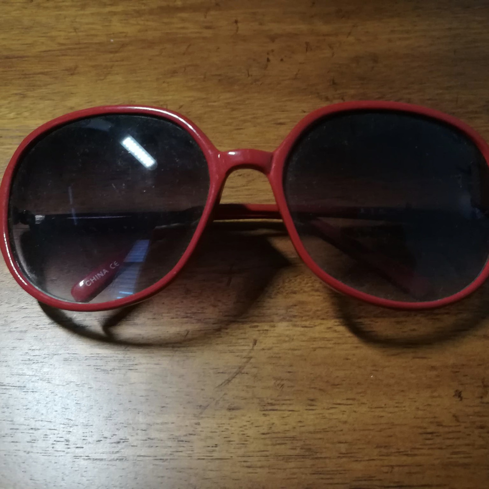 Vintage Red Sunglasses